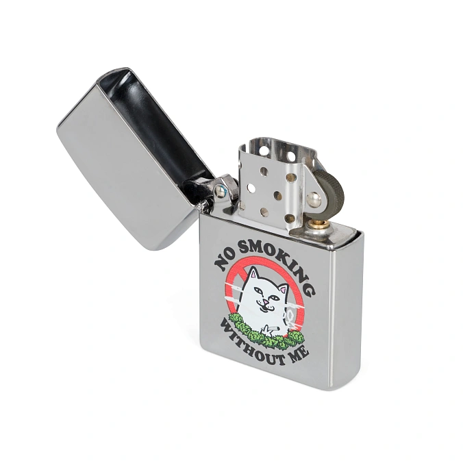 Зажигалка RIPNDIP No Smoking Lighter Silver